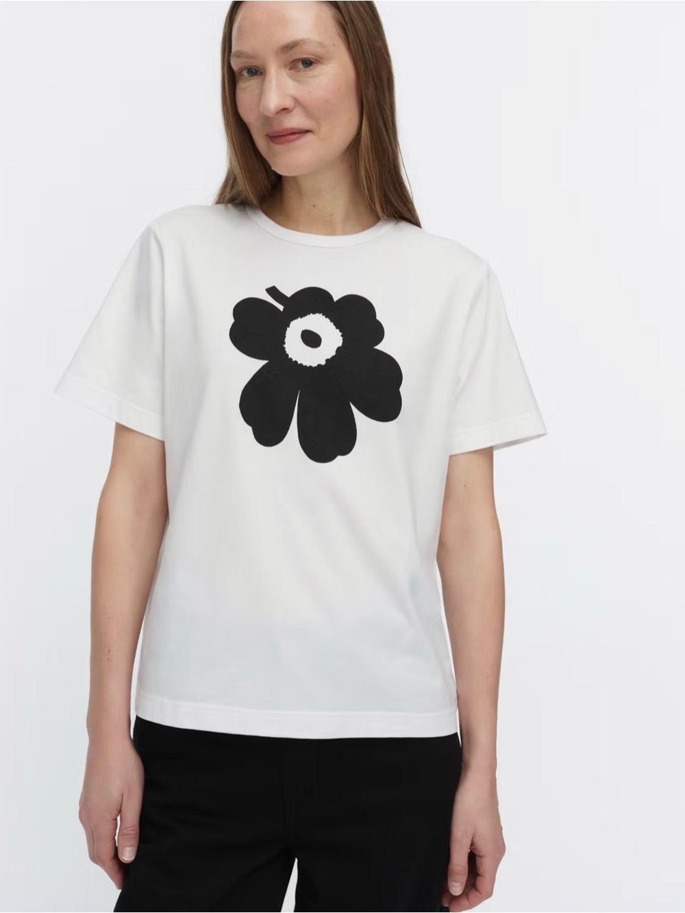 Women’s Marimekko Erna Unikko White Shirt Size S